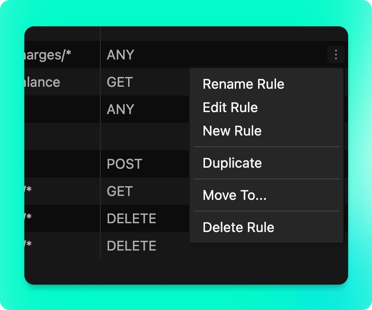 regex filters for requests